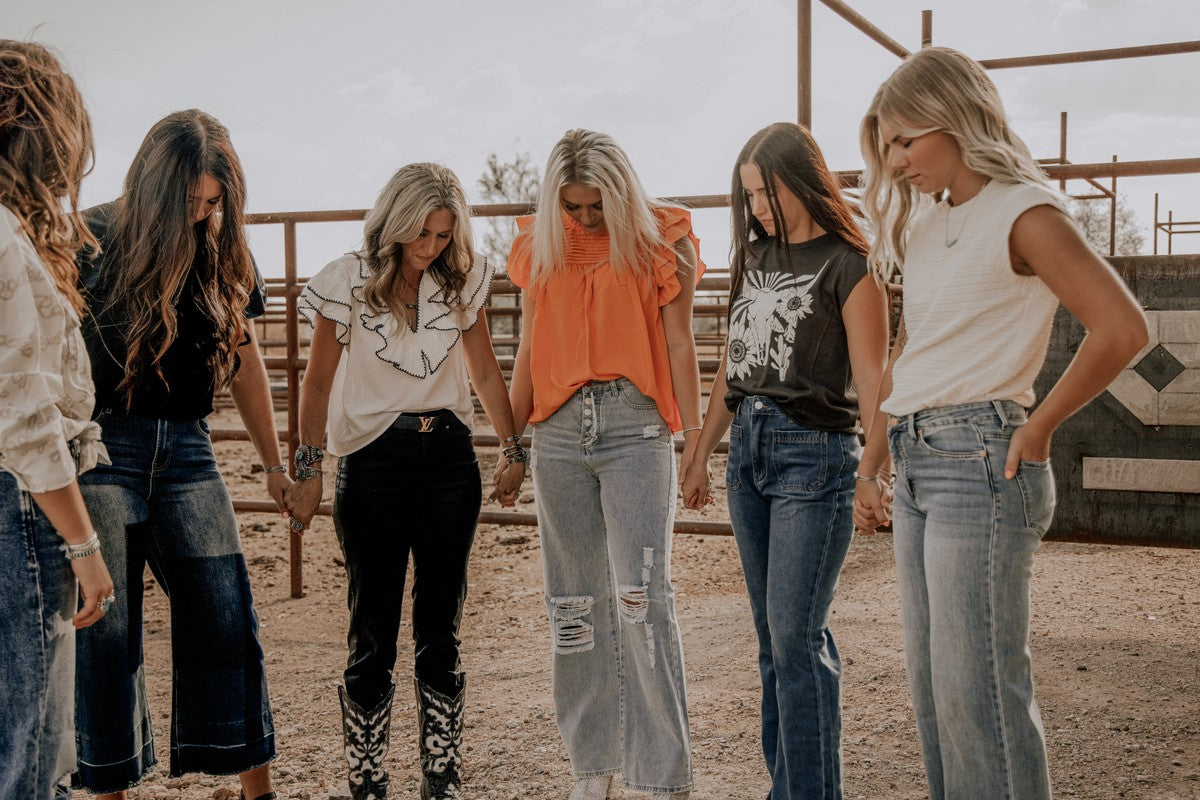The Taeylor Mixed Denim Gauchos