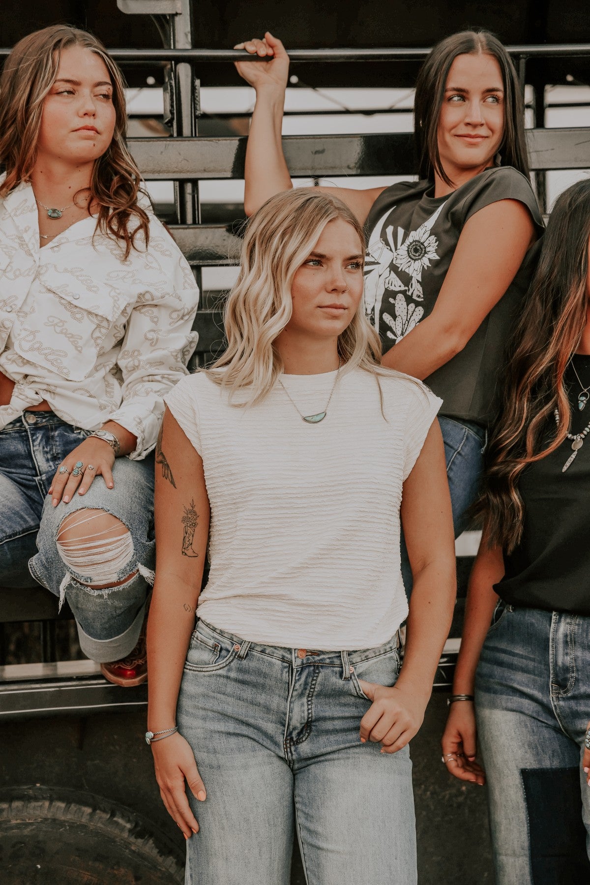 The Dani Light Wash Cuffed Jean