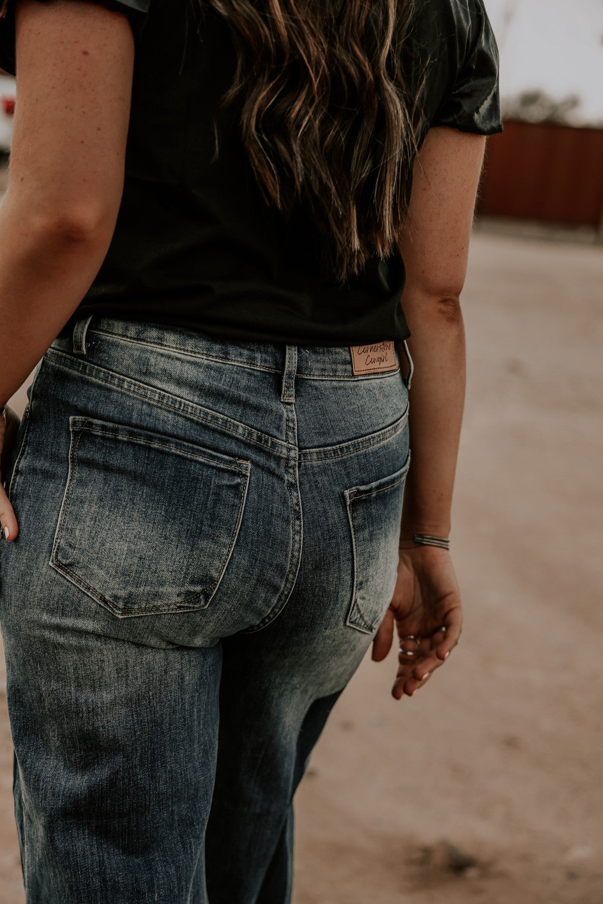 The Taeylor Mixed Denim Gauchos