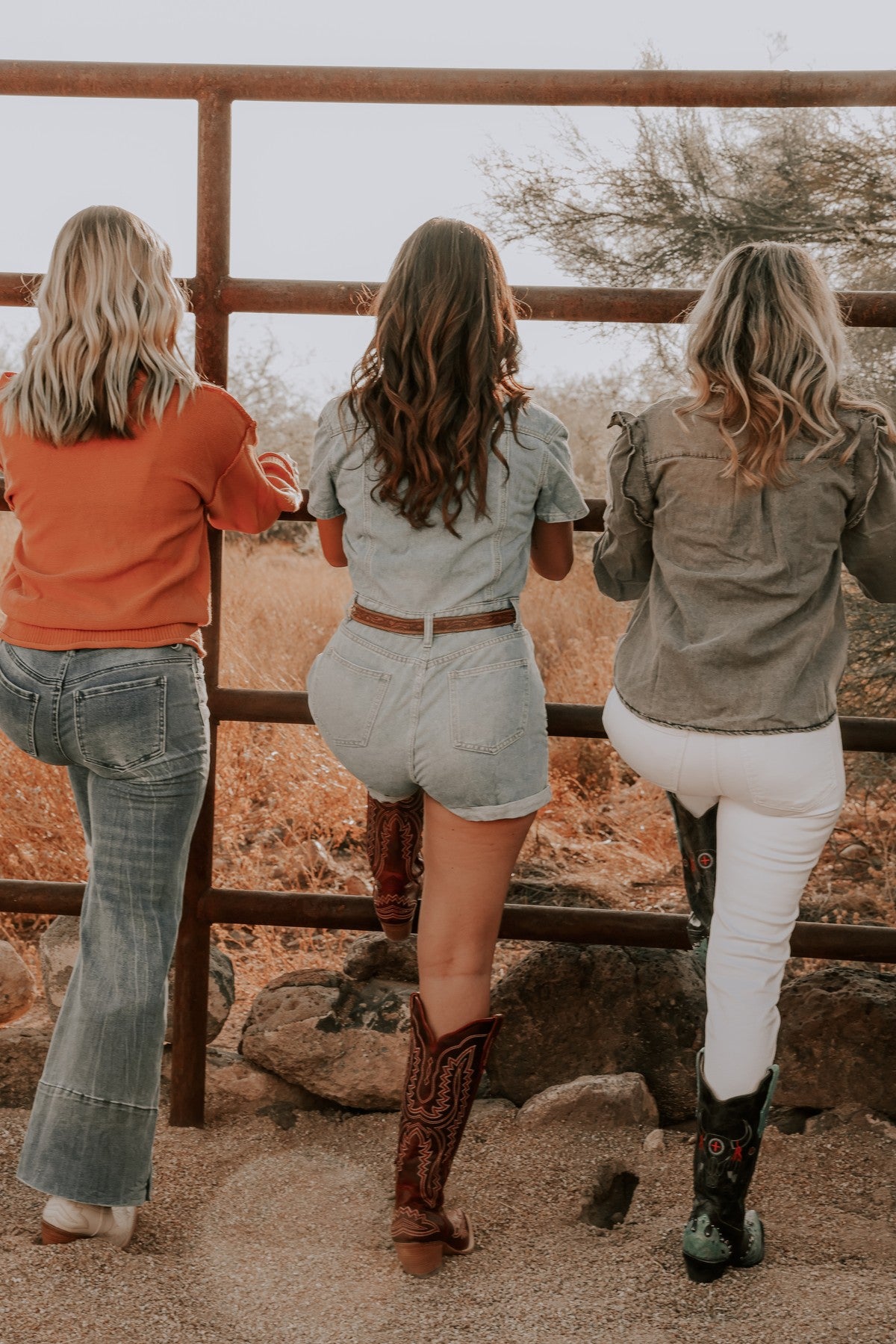 Rust Orange Off Shoulder Sweater