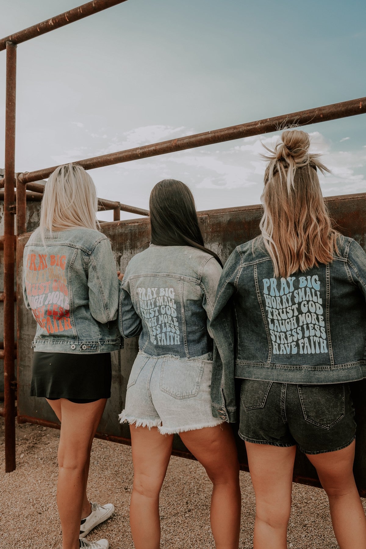 Dark Denim Its All About Prayer Jacket