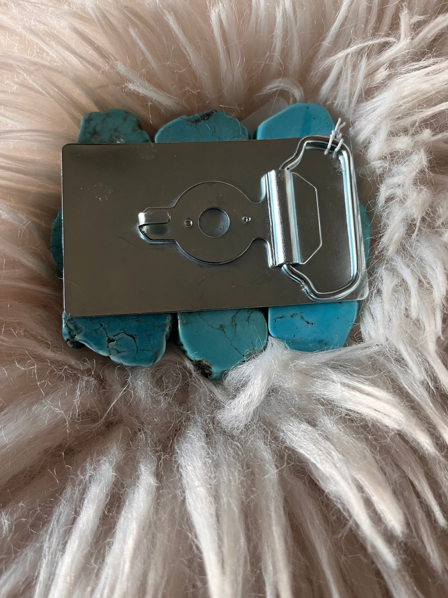 Turquoise Slab Buckle