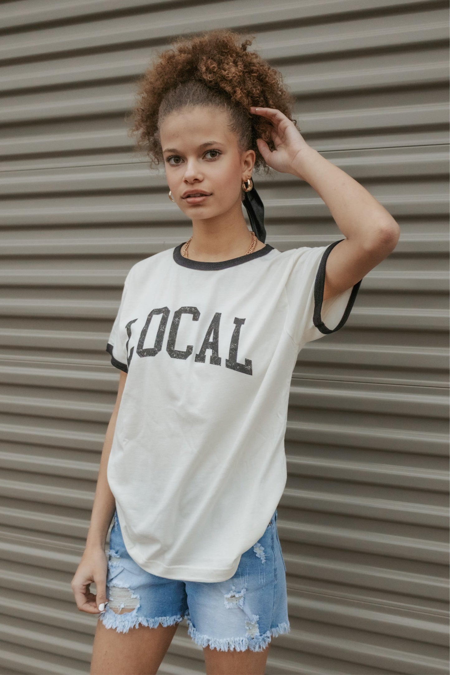 The Gracie Denim Distressed Shorts