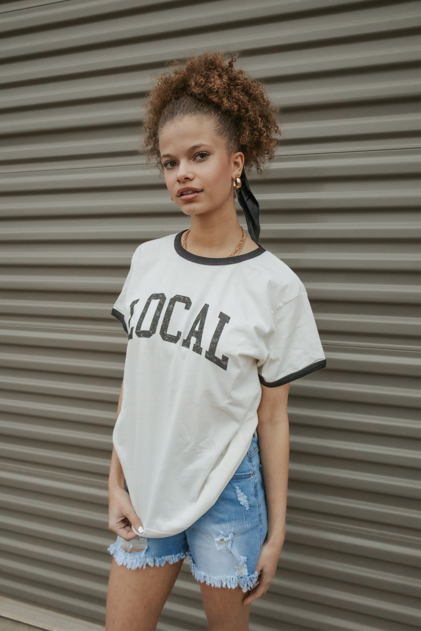 The Gracie Denim Distressed Shorts