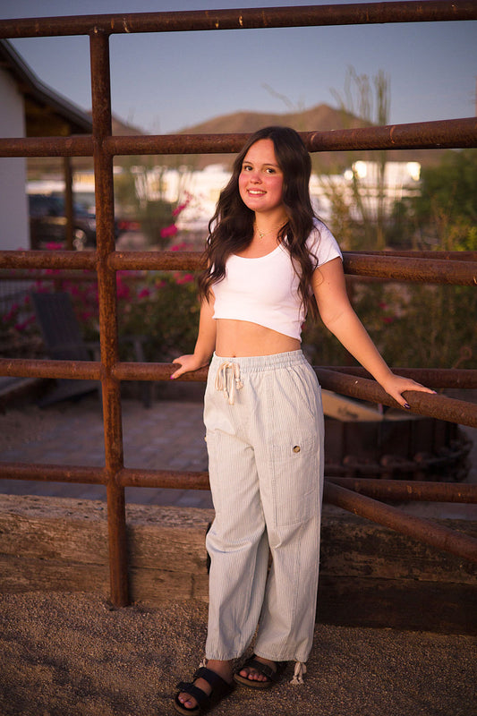 Striped Beach Pants