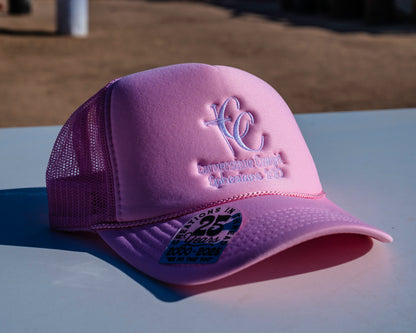 CC Hat Pink and White