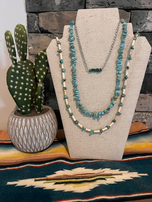 Authentic Chunky Turquoise Necklace