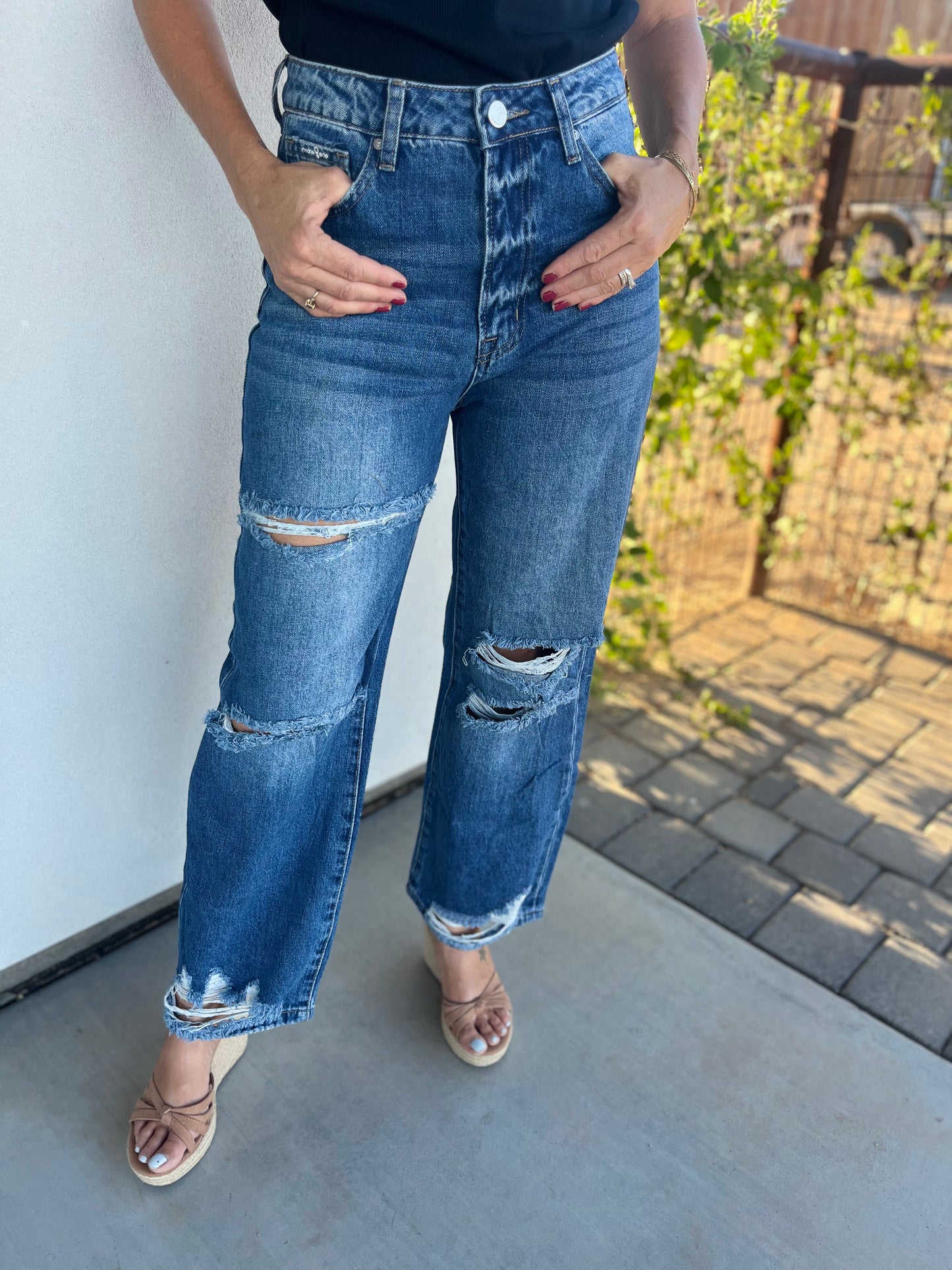 The Nancy Dark Denim Jean