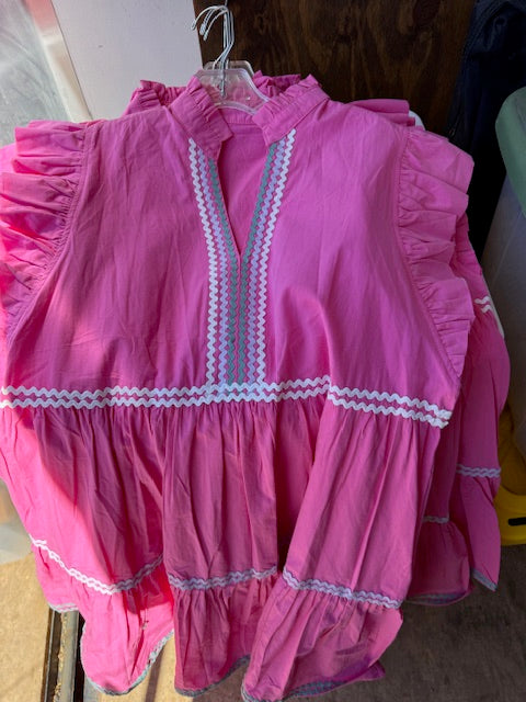 Pink Ruffle Dress