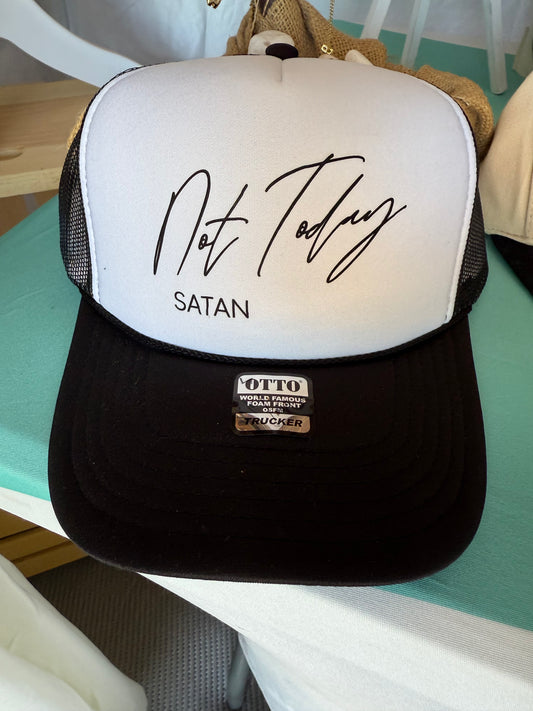 Not Today Satan Hats