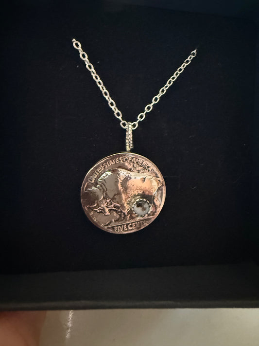 Buffalo Girls Nickel Necklace